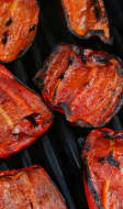 Poivrons rouges grillés
