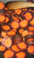 Carottes betterave violettes