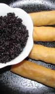Riz noir et Nems