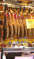 Jambon ibérique Bellota en vente à Barcelone