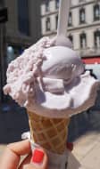 Glace à la lavande