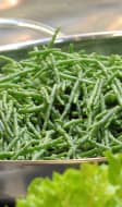 Salicorne dans un plat