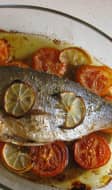 Daurade au citron cuite au four