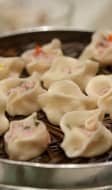 Dumplings cuits et farcis