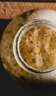Levain liquide dans un bocal