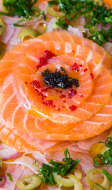 Carpaccio de saumon