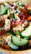 Salade italienne panzanella