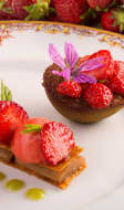 Feuillantine de fraises