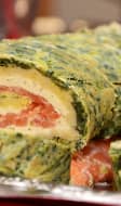 Roulé de saumon façon bûche