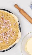 Tarte à l'oignon et bacon