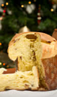 Panettone et sapin de noël