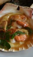 Coquille saint-jacques cuite au four