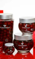 Différents bocaux de Griottines des distilleries Peureux