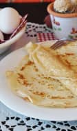 Crêpes à saupoudrer de sucre glace 
