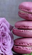 Macarons rose aux framboises