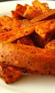 Frites de patates douces épicées