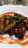 Pigeon et sa sauce