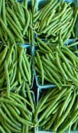 Haricots verts en barquettes