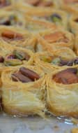 Dessert nid d'oiseaux, pâte filo