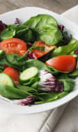 Salade tomates et concombres