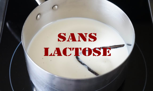 Casserole de lait vanillé