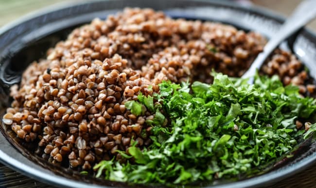 Salade aux grains de sarrasin 