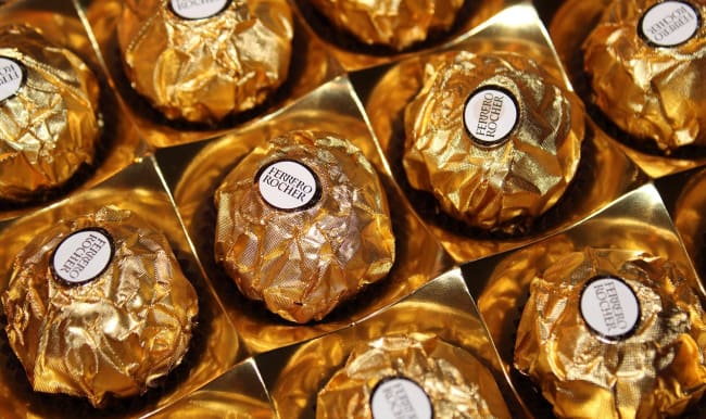 Boîte de Ferrero Rocher à offrir