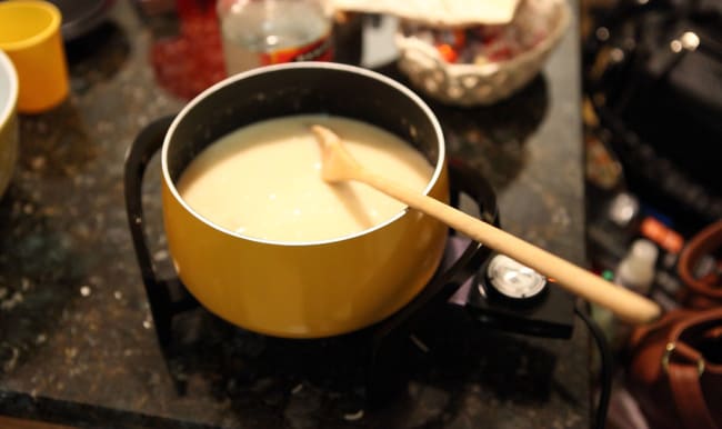 Caquelon de fondue savoyarde