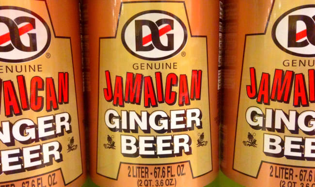 Bouteilles de ginger beer