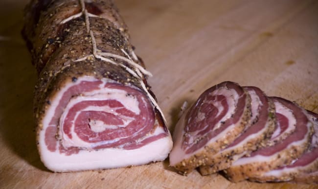 Pancetta de sanglier