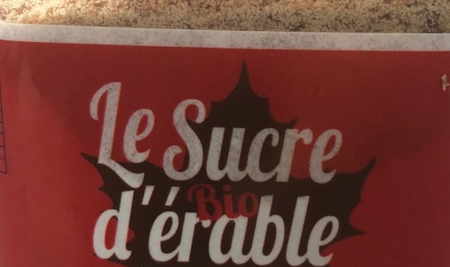 Sachet de sucre d'érable