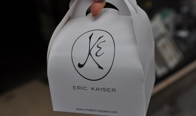 Pâtisseries venant d'une boutique Eric Kayser