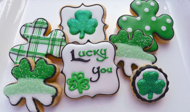 Biscuits pour Saint-Patrick's day