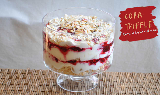 Trifle en grande coupe