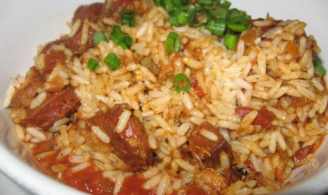 Jambalaya et piment vert