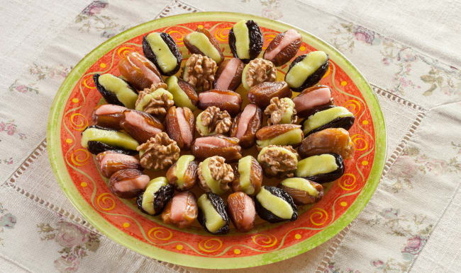 Assiette de fruits déguisés