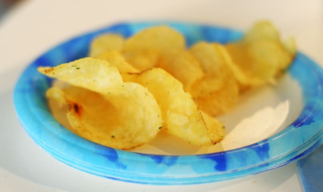 Chips de pommes de terre.