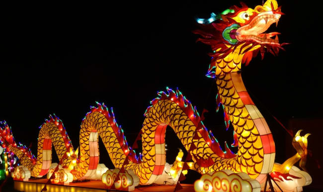 Dragon de lumière