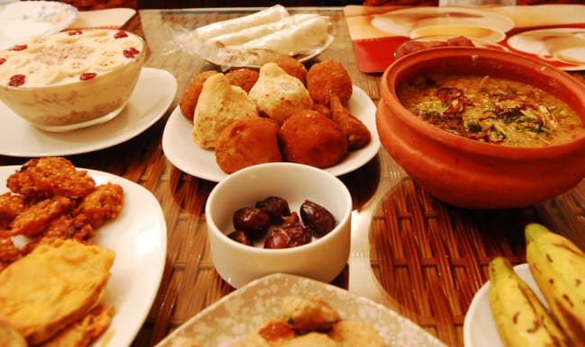 Repas du soir pendant le ramadan