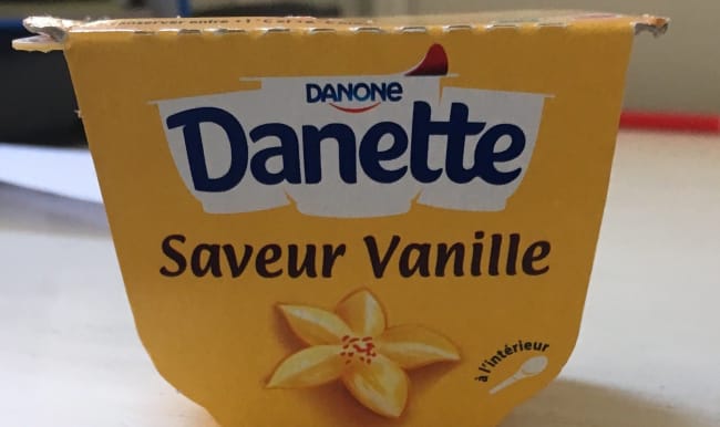 Danette saveur vanille