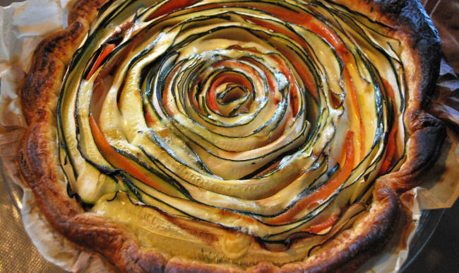 Tarte aux courgettes 