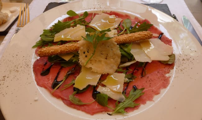 Carpaccio de boeuf