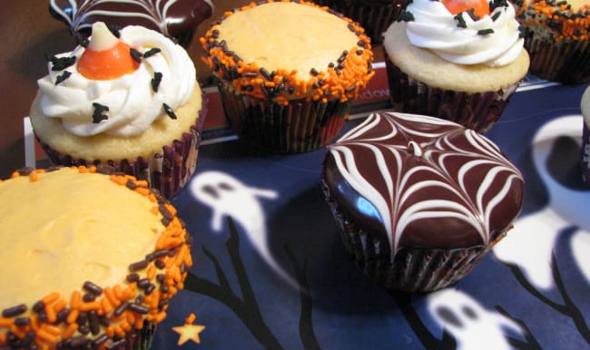 Assortiment de cupcakes d'halloween