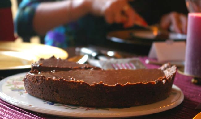 Tarte au chocolat vegan