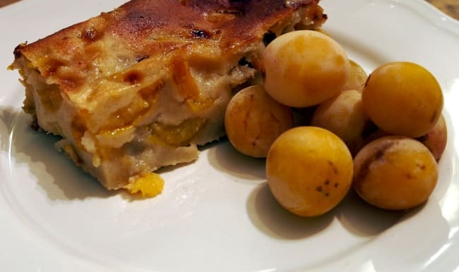 Clafoutis aux mirabelles