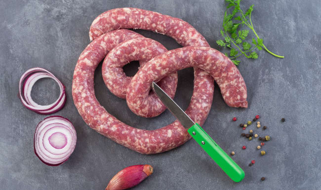 Saucisse de Toulouse crue