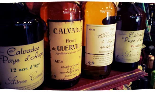 Bouteilles de calvados