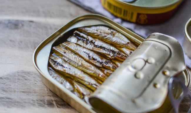 Conserve de sardines à l'huile