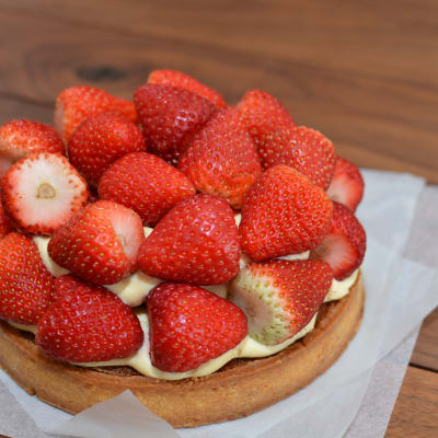 tarte aux fraises