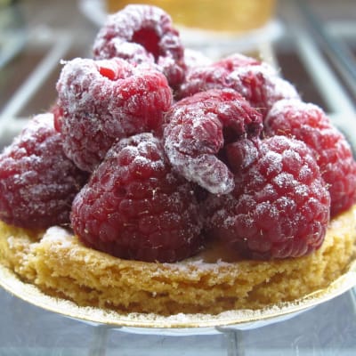 tarte aux framboises